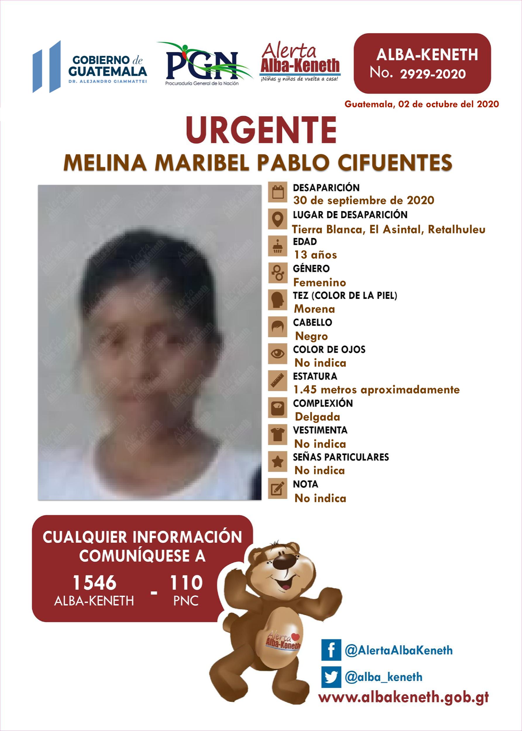 Melina Maribel Pablo Cifuentes